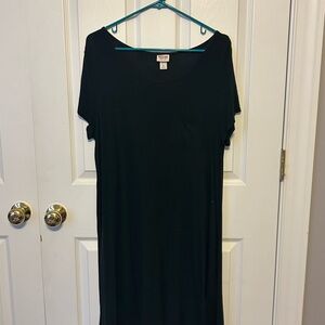 Mossimo Supply Co. Black Tshirt Dress